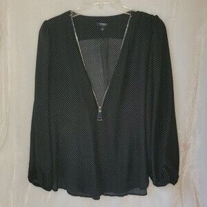 Premise Studios, Women's Blouse, BLACK, sz SMALL